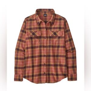 Patagonia Women's Long-Sleeved Organic Cotton Midweight Fjord Flannel Shirt